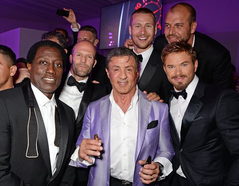Wesley Snipes, Jason Statham, Sylvester Stallone, Glen Powell, Kellan Lutz, Patrick Hughes - The Expendables 3 - Events