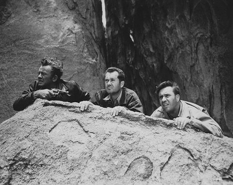 William Talman, Frank Lovejoy, Edmond O'Brien - The Hitch-Hiker - Filmfotos