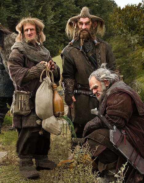 Adam Brown, Jed Brophy, Mark Hadlow - A hobbit - Smaug pusztasága - Filmfotók