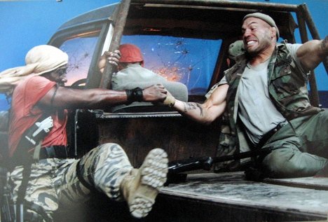 Wesley Snipes, Randy Couture - The Expendables 3 - Making of