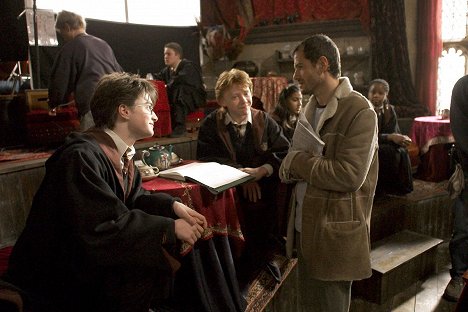 Daniel Radcliffe, Rupert Grint, David Heyman - Harry Potter a vězeň z Azkabanu - Z natáčení