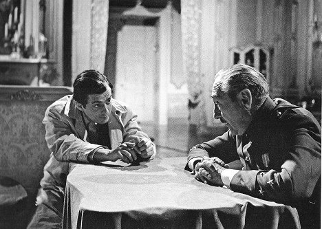 Stanley Kubrick, Adolphe Menjou - Paths of Glory - Van de set