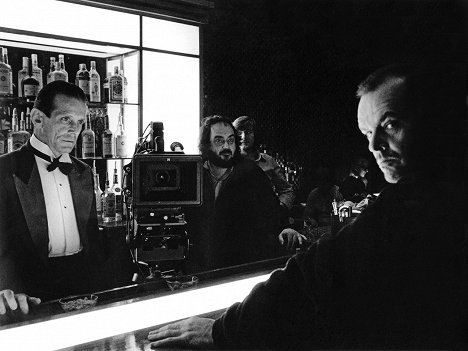 Joe Turkel, Stanley Kubrick, Jack Nicholson - El resplandor - Del rodaje