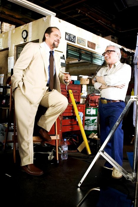 Jack Nicholson, Martin Scorsese - A tégla - Forgatási fotók