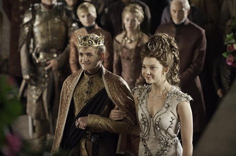 Jack Gleeson, Natalie Dormer - Game Of Thrones - Der Löwe und die Rose - Filmfotos