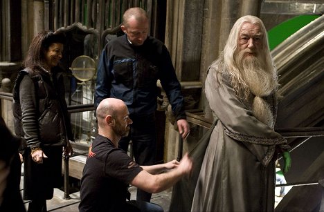 Michael Gambon - Harry Potter és a félvér herceg - Forgatási fotók