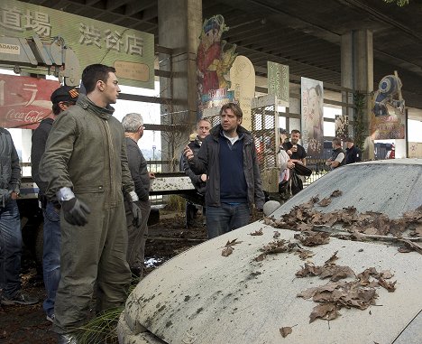 Aaron Taylor-Johnson, Gareth Edwards - Godzilla - Forgatási fotók