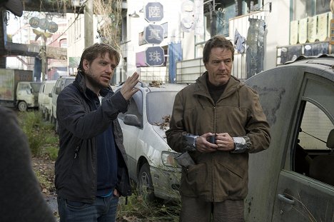 Gareth Edwards, Bryan Cranston - Godzilla - Dreharbeiten