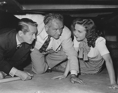 Franchot Tone, Frank Borzage, Deanna Durbin - His Butler's Sister - Making of
