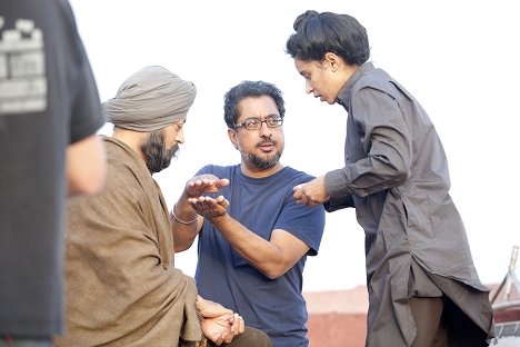 Anup Singh, Irrfan Khan, Tillotama Shome - Qissa - Der Geist ist ein einsamer Wanderer - Dreharbeiten