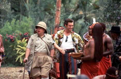 Ian McNeice, Jim Carrey - Ace Ventura: When Nature Calls - Photos