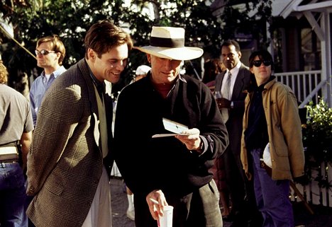 Jim Carrey, Peter Weir - Die Truman Show - Dreharbeiten