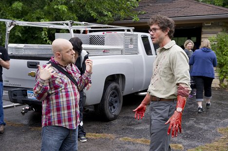 David Slade, Hugh Dancy - Hannibal - Apéritif - Van de set