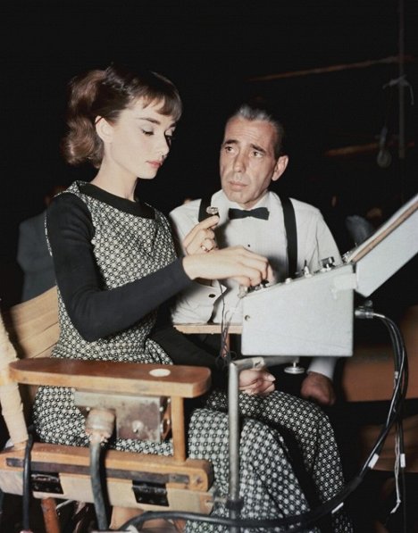 Audrey Hepburn, Humphrey Bogart - Sabrina - Making of