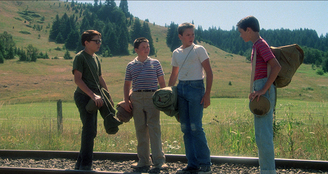 Corey Feldman, Jerry O'Connell, River Phoenix, Wil Wheaton - Stand By Me - Filmfotos