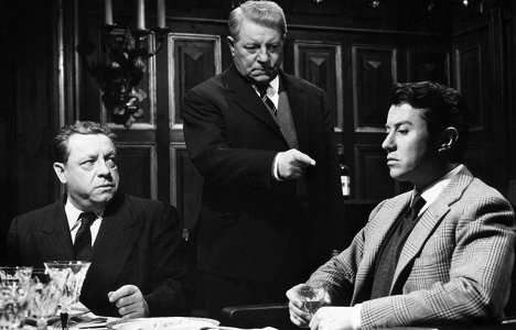 Paul Frankeur, Jean Gabin, Michel Auclair - Maigret ei anna armoa - Kuvat elokuvasta
