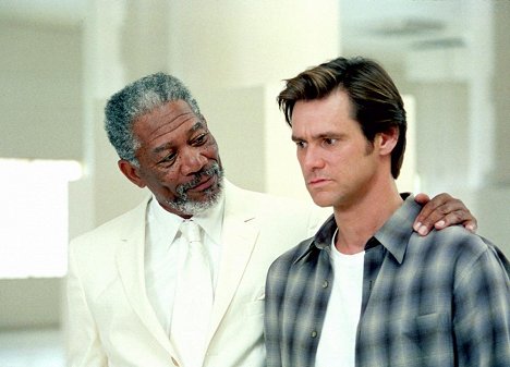 Morgan Freeman, Jim Carrey - Bruce Allmächtig - Filmfotos