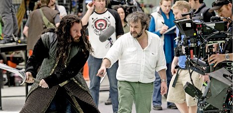 Richard Armitage, Peter Jackson - Der Hobbit: Die Schlacht der Fünf Heere - Dreharbeiten