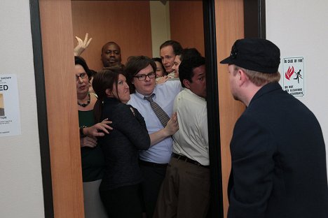 Phyllis Smith, Kate Flannery, Clark Duke - The Office (U.S.) - Finale - Photos