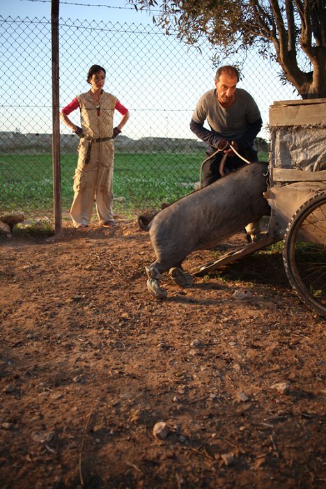 Myriam Tekaïa, Sasson Gabai - Un cerdo en Gaza - De la película
