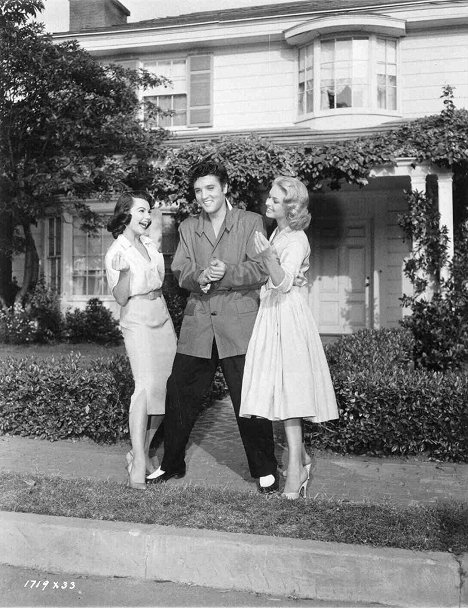 Judy Tyler, Elvis Presley, Jennifer Holden - Le Rock du bagne - Tournage