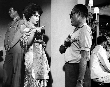 Gina Lollobrigida, John Sturges - Hrstka statečných - Z nakrúcania