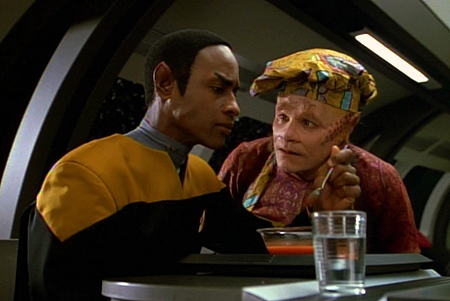 Tim Russ, Ethan Phillips - Star Trek: Voyager - Arcok - Filmfotók
