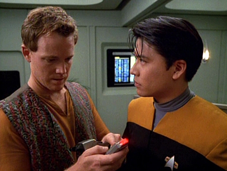Robert Duncan McNeill, Garrett Wang - Star Trek - Raumschiff Voyager - Der Zeitstrom - Filmfotos