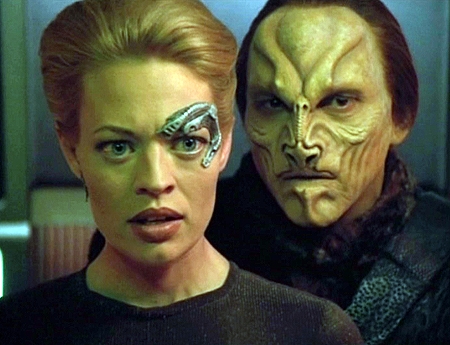 Jeri Ryan, Wade Williams - Star Trek: Voyager - Egyedül - Filmfotók