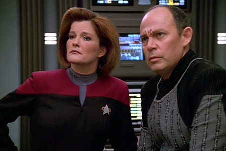 Kate Mulgrew, Randy Oglesby - Star Trek: Voyager - Ellenpont - Filmfotók