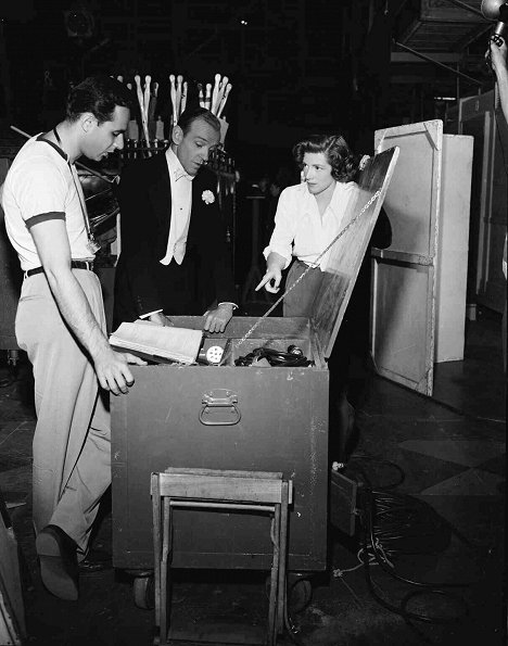 Stanley Donen, Fred Astaire, Sarah Churchill - Königliche Hochzeit - Dreharbeiten