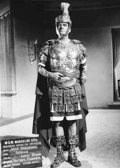 Jack Hawkins - Ben Hur - Dreharbeiten