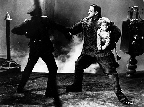 Boris Karloff, Donnie Dunagan - La sombra de Frankenstein - De la película