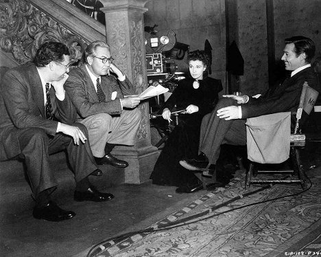 George Cukor, Victor Fleming, Vivien Leigh, Clark Gable - Vom Winde verweht - Dreharbeiten