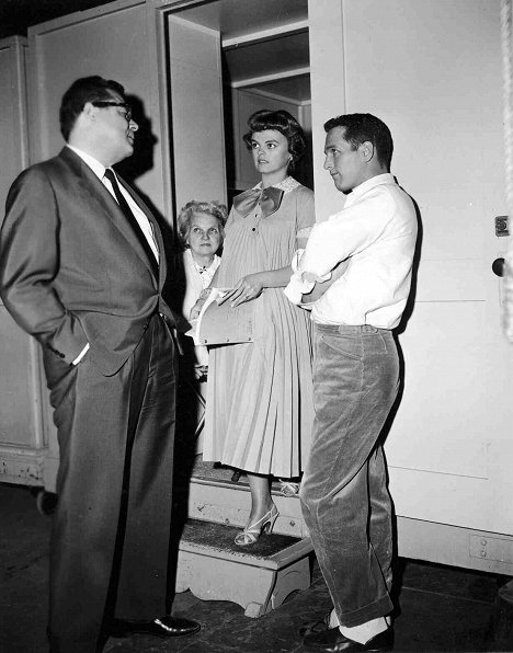 Jack Carson, Madeleine Sherwood, Paul Newman - Cat on a Hot Tin Roof - Making of