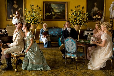 Ricky Whittle, James Callis, Keri Russell, JJ Feild, Jennifer Coolidge, Georgia King - Austenland - Film