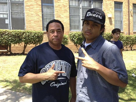 DJ Yella, O'Shea Jackson Jr. - Straight Outta Compton - Dreharbeiten