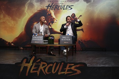 Dwayne Johnson, Brett Ratner - Hercules - Eventos