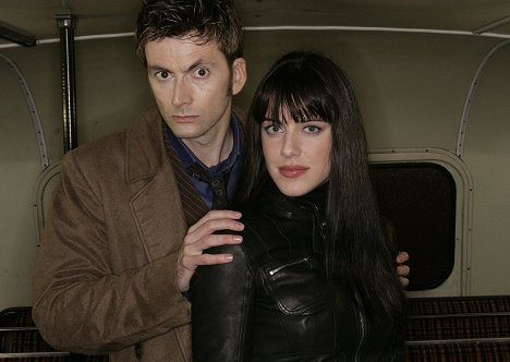 David Tennant, Michelle Ryan - Doctor Who - Planet der Toten - Werbefoto