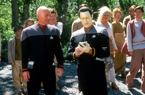 Patrick Stewart, Brent Spiner - Star Trek: Űrlázadás - Filmfotók