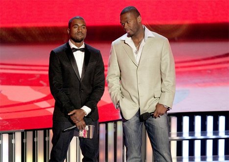Kanye West, 50 Cent - MTV Video Music Awards 2007 - Filmfotos