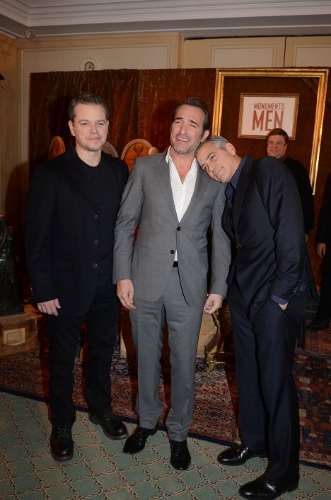 Matt Damon, Jean Dujardin, George Clooney - The Monuments Men - Events