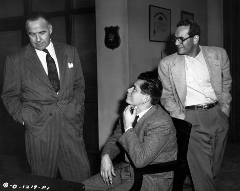 Broderick Crawford, Glenn Ford, Henry Levin - Convicted - Forgatási fotók