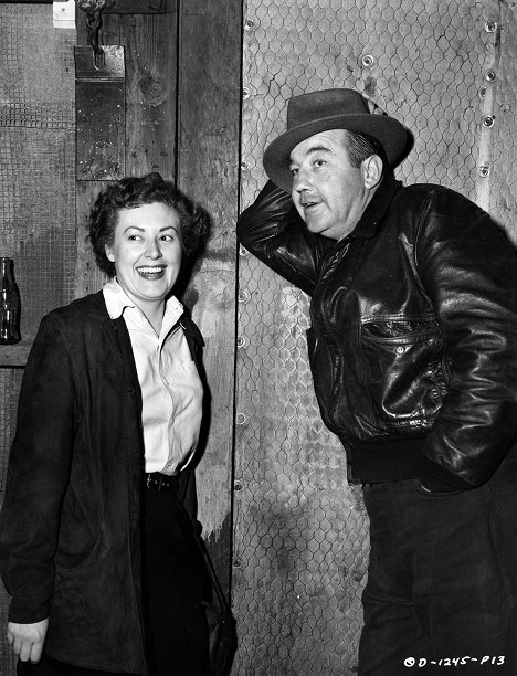 Betty Buehler, Broderick Crawford - The Mob - Making of