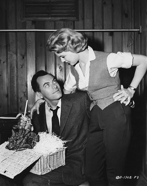 Barry Sullivan, Betsy Palmer - Queen Bee - Tournage