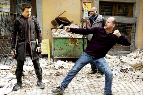 Jeremy Renner, Joss Whedon - Bosszúállok: Ultron kora - Forgatási fotók