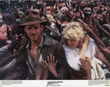 Harrison Ford, Kate Capshaw - Indiana Jones ja tuomion temppeli - Mainoskuvat