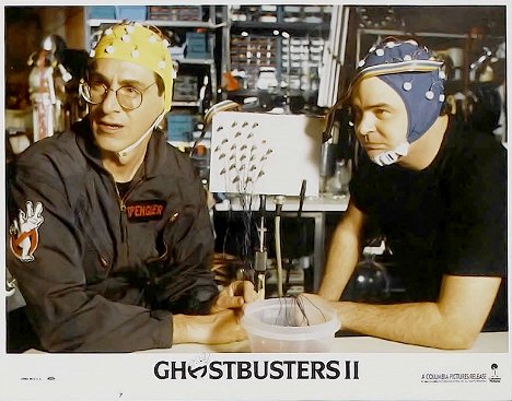 Harold Ramis, Dan Aykroyd - Ghostbusters II - Lobbykarten