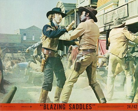 Gene Wilder, Cleavon Little - Blazing Saddles - Lobby Cards