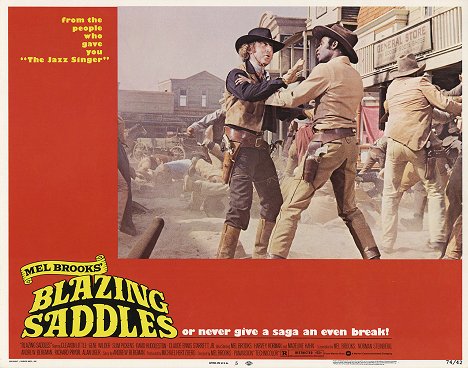 Gene Wilder, Cleavon Little - Blazing Saddles - Lobby Cards